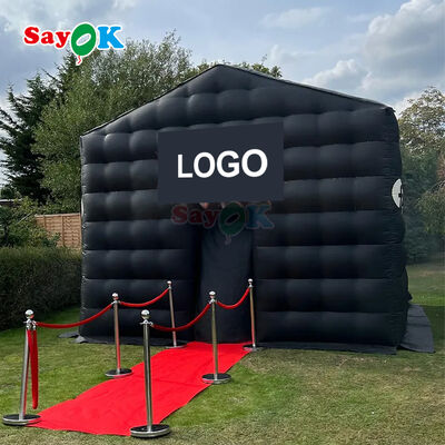 Tente disco gonflable personnalisée, imperméable, résistante aux UV et au vent, pour événements et fêtes en extérieur