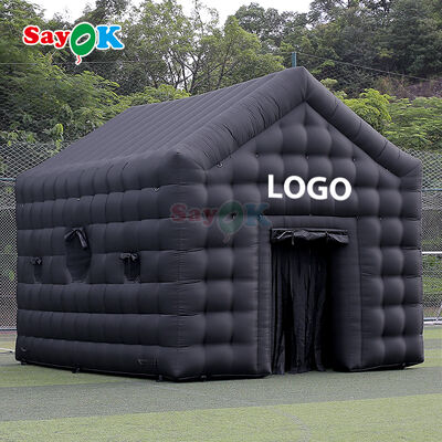 Tente disco gonflable personnalisée, imperméable, résistante aux UV et au vent, pour événements et fêtes en extérieur