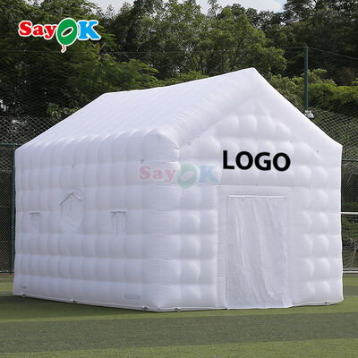 Tente disco gonflable personnalisée, imperméable, résistante aux UV et au vent, pour événements et fêtes en extérieur