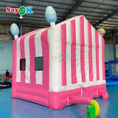 Logo personnalisé Tente gonflable de popcorn avec bâche en PVC imperméable pour événements extérieurs portables