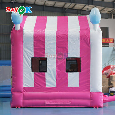 Logo personnalisé Tente gonflable de popcorn avec bâche en PVC imperméable pour événements extérieurs portables