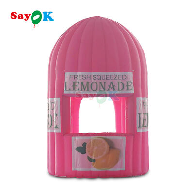 Tente gonflable personnalisée pour stand de limonade avec caractéristiques imperméables et résistantes aux UV pour événements en extérieur
