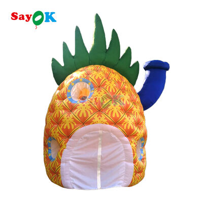 Tente gonflable personnalisée pour stand de limonade avec caractéristiques imperméables et résistantes aux UV pour événements en extérieur