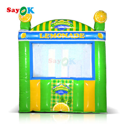 Tente gonflable personnalisée pour stand de limonade avec caractéristiques imperméables et résistantes aux UV pour événements en extérieur