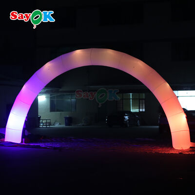 Custom Inflatable Arch with LED Lights for Outdoor Events and Promotions