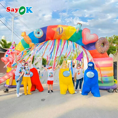 Waterproof Outdoor Inflatable Birthday Arch with Easy Setup