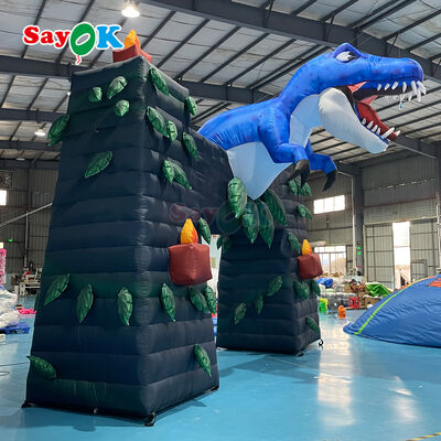 Custom Dinosaur Inflatable Arch for Outdoor Event Festival Advertising