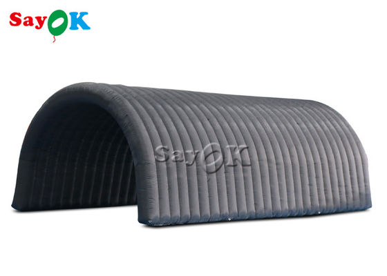 Tente gonflable igloo noir 210D tissu oxford Tente gonflable pour exposition