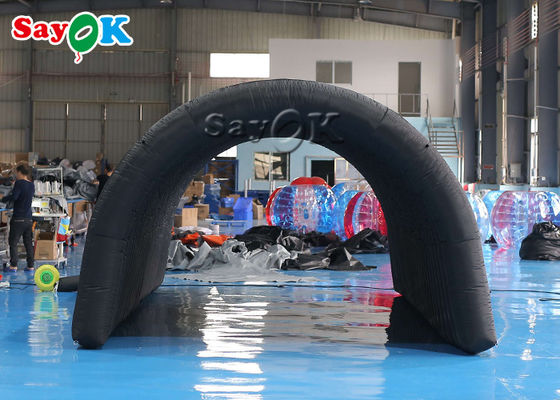 Tente gonflable igloo noir 210D tissu oxford Tente gonflable pour exposition