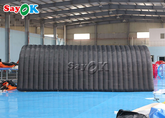 Tente gonflable igloo noir 210D tissu oxford Tente gonflable pour exposition