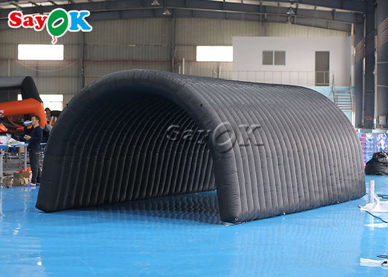 Tente gonflable igloo noir 210D tissu oxford Tente gonflable pour exposition