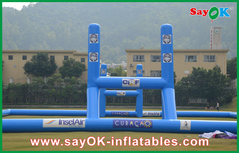 Lancement pliable de PVC Scoorball de jeux de Word de tasse de sports en plein air de terrain de football gonflable gonflable interactif de jeux