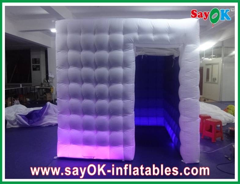 La cabine de photo de mariage louent la cabine gonflable de photo de ventilateur d'UL, tente gonflable de photo de 2,4 x de 2,4 x de 2.5m