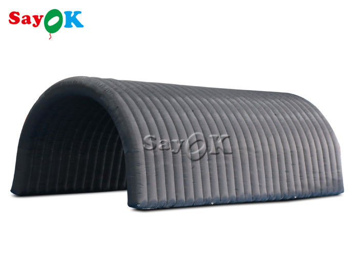 Tente gonflable igloo noir 210D tissu oxford Tente gonflable pour exposition