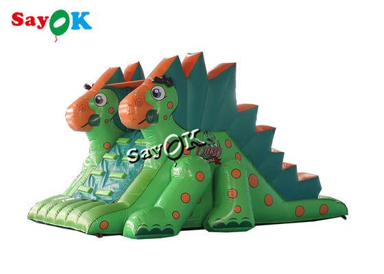 Commercial gonflable toboggans gonflable pour tout-petits Pvc gonflable dinosaure toboggan sec Pour le parc d'attractions en plein air